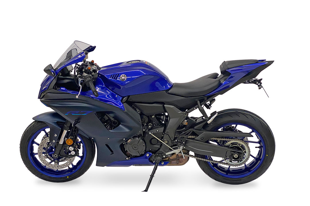 alpha Technik Number Plate Holder for Yamaha R7 from Model Year 2022-, Type RM39 / RM40