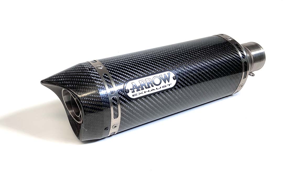 ARROW THUNDER Exhaust for Yamaha MT07 / Tracer 700 2014-2020, Carbon (Only with ARROW Header)