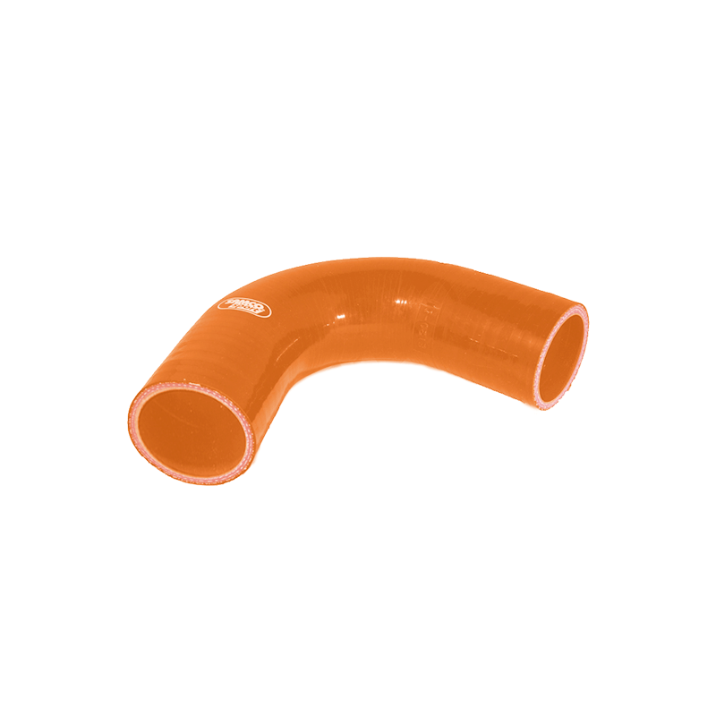 Samco Silicone Hose 120 Degree Standard Bend Orange