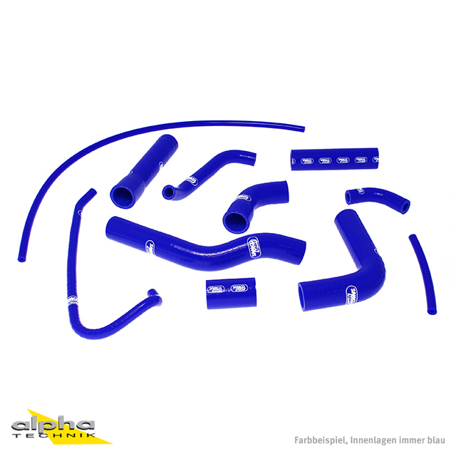 SAMCO SPORT Silicone Hose Kit Blue for Yamaha YZF-R6 Model Year 2006-2024