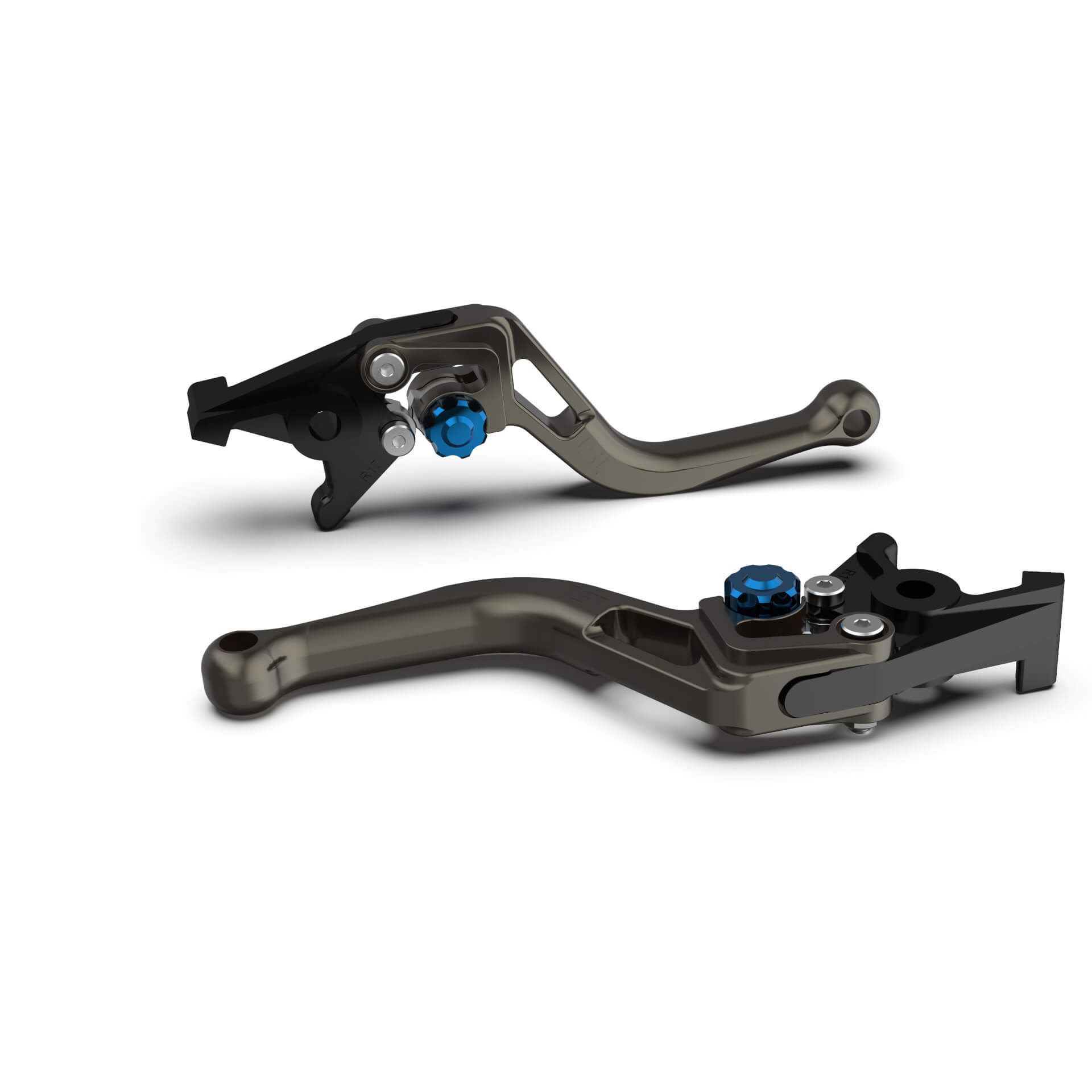 LSL clutch lever BOW L66R, short, anthracite/blue