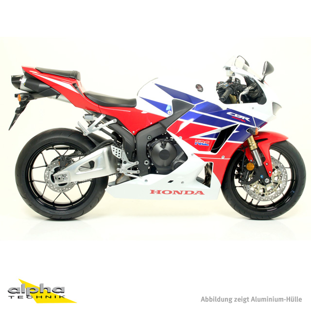 ARROW INDY RACE Exhaust for Honda CBR600RR 2013-2016, Carbon (Only with ARROW Link Pipe)