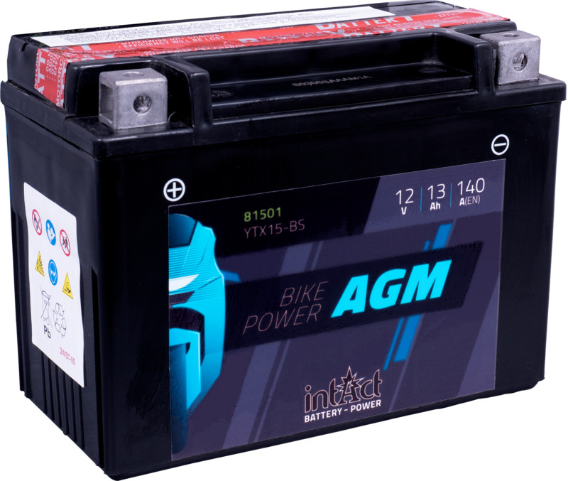 Intact AGM Battery YTX15-BS