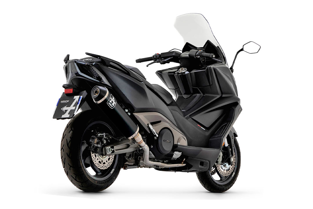 ARROW DARK URBAN Exhaust for Kymco AK 550 model year 2021