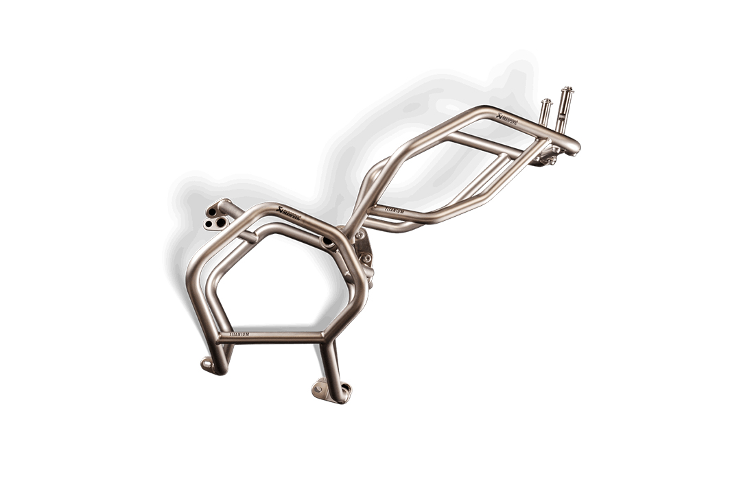 Akrapovic upper crash bar set (titanium)