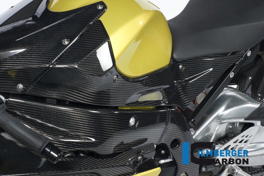 Ilmberger Carbon Side Cover left side L/S at the fuel tank, Carbon