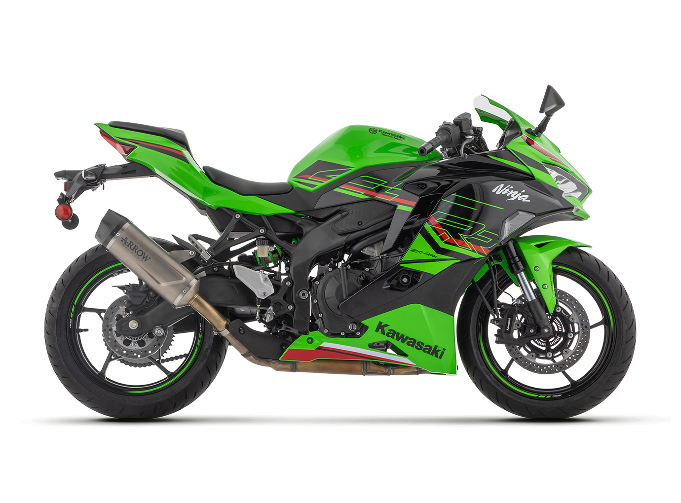 ARROW INDY RACE EVO Titanium Exhaust for Kawasaki Ninja ZX-4R / RR model year 2024-