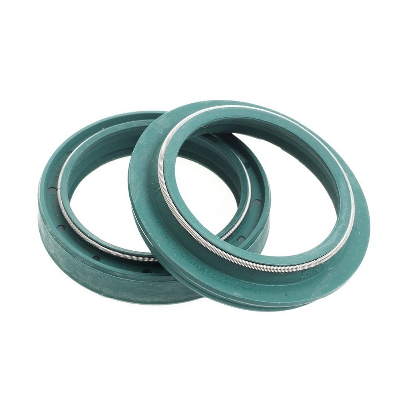 SKF seal shaft ring with dust cap 50M green, fork shaft seal 50 x 63 x 11