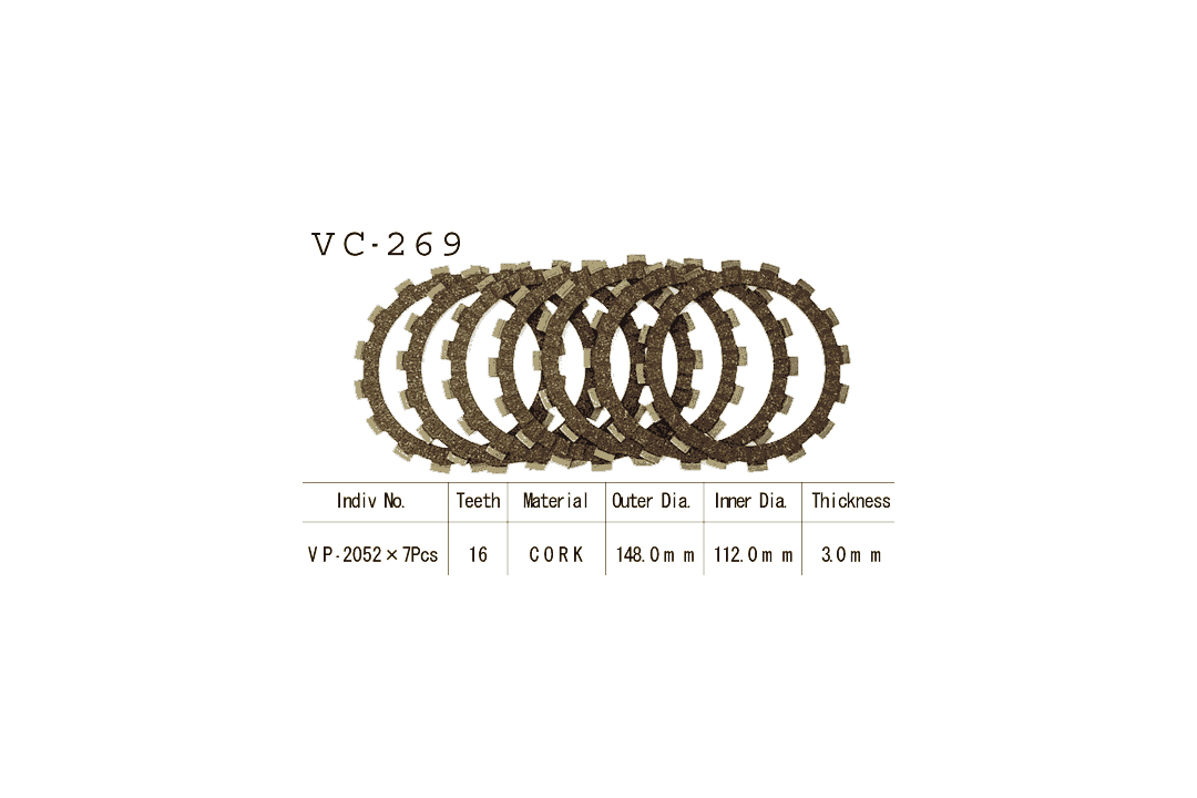 Vesrah clutch disc Kit Yamaha