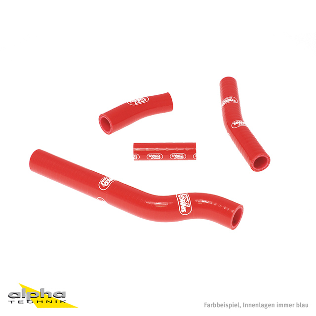 SAMCO SPORT Silicone Hose Kit red for Yamaha YZ450F WR450F model year 2006-2011
