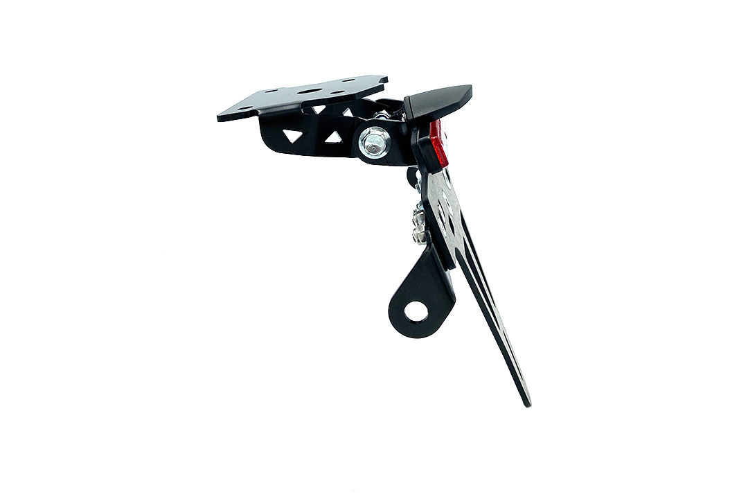 alpha Technik number plate holder for Kawasaki Z800; Type ZR800F, ZR800C, ZR800A, from model year 2013-