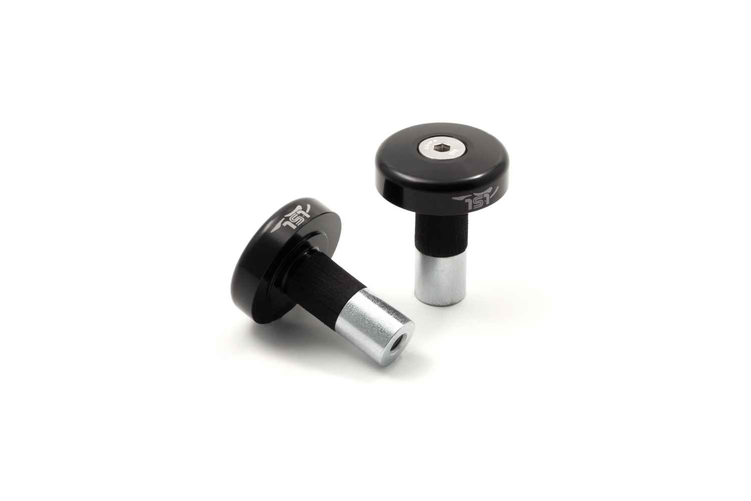 LSL Flat Cap, 14mm Aluminium/black