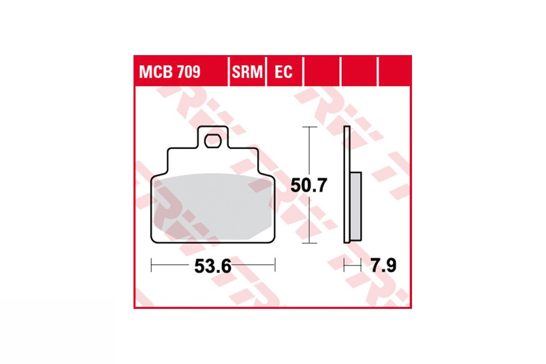 TRW brake pad pad set MCB709EC