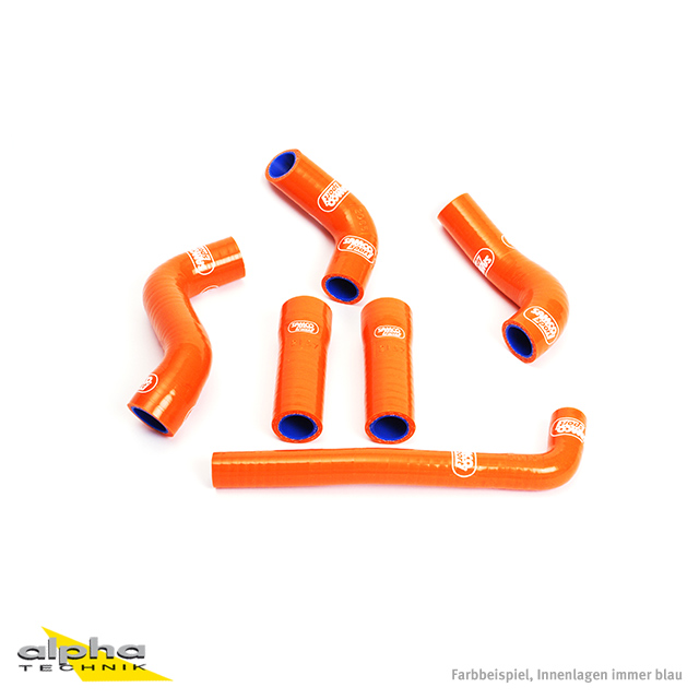 SAMCO SPORT Silicone Hose Kit OEM Design orange for KTM 450 EXC 525 EXC Model Year 2004-2007
