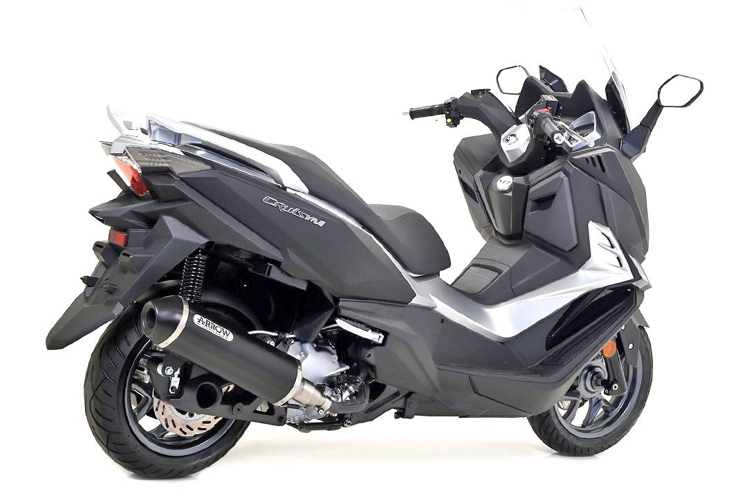 ARROW DARK URBAN Exhaust for SYM Cruisym 300i Model Year 2017-