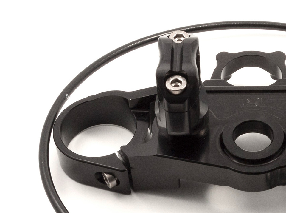 LSL triple clamp Triumph Thruxton R, 2016, black