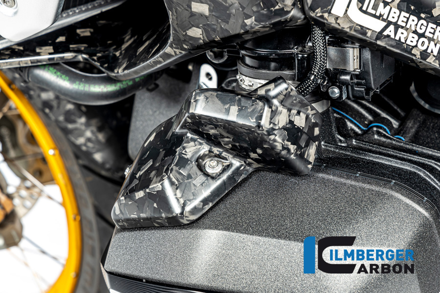 Ilmberger Carbon Injector Cover left side L/S, Black Diamond Carbon, matt, BMW R1300GS 2023-