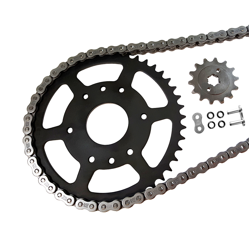 EK Chain chain Kit 530 MVXZ-2 for Triumph 900 Daytona Model Year 1993 3-Cyl. Chrome Colour