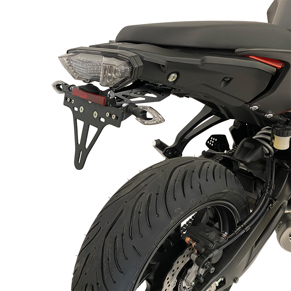 alpha Technik, Number Plate Holder for Yamaha Tracer 700; Type RM30, RM31; Model Year 2020-