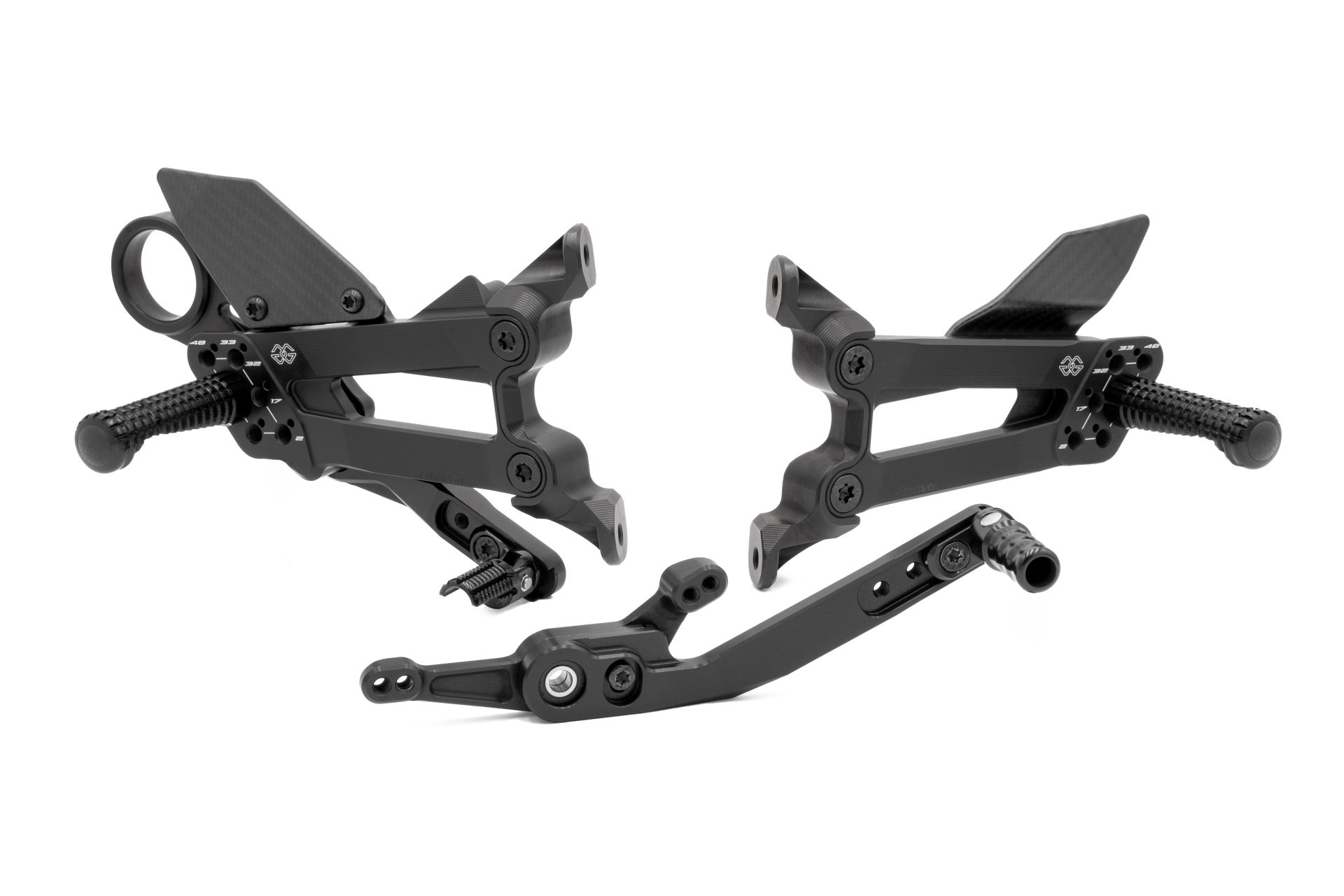 GILLES FXR footrestenanlage BMW M 1000 RR, S 1000 RR, 2025-