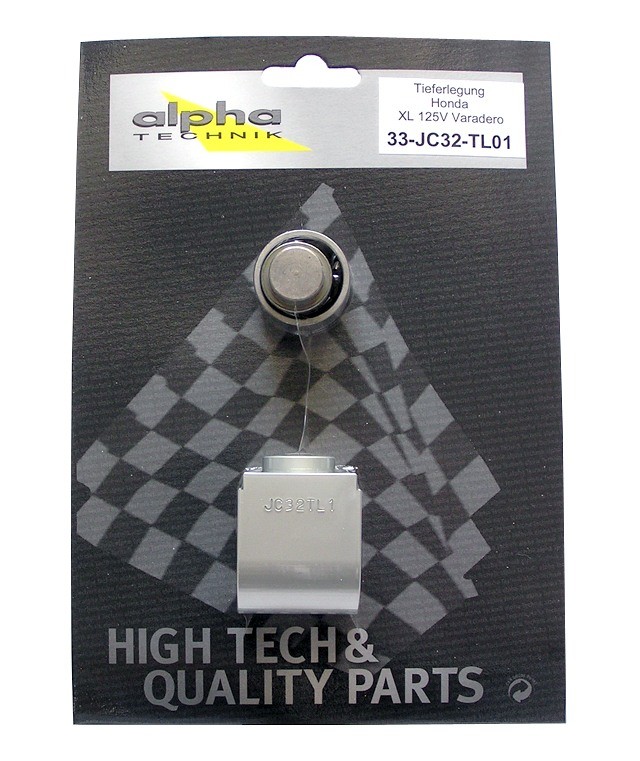 alpha Technik Lowering Kit 30mm Honda XL125V Varadero; Type JC32, JC49; Model Year 2001-