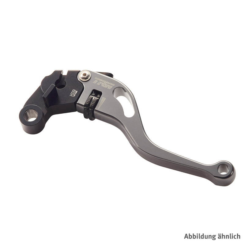TRW clutch lever Racing MK1220T, short, titanium; for Kawasaki, Yamaha, various models