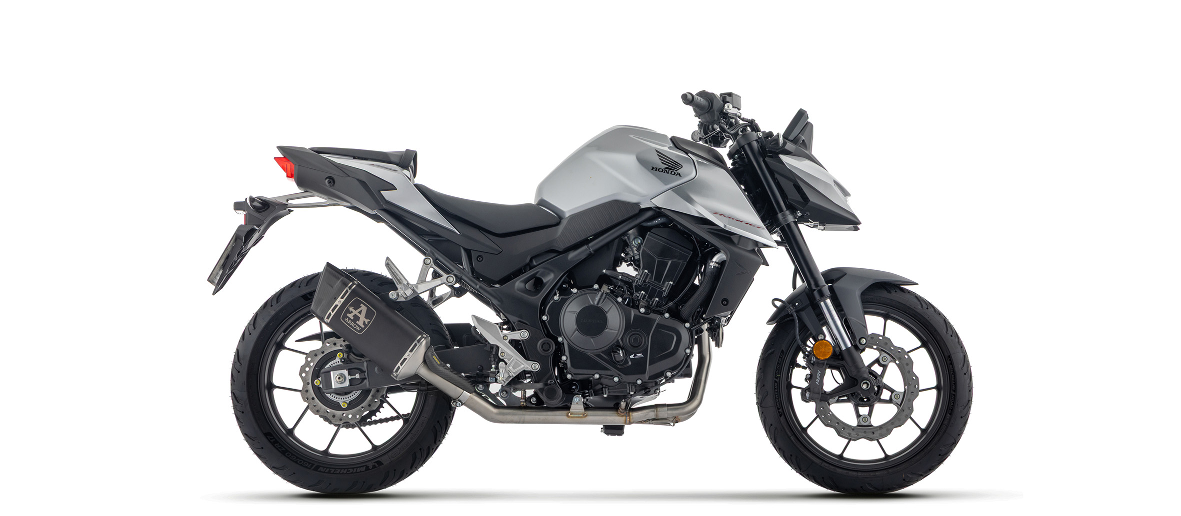 ARROW PISTA Black Aluminium for Honda CB 750 Hornet, 2025-