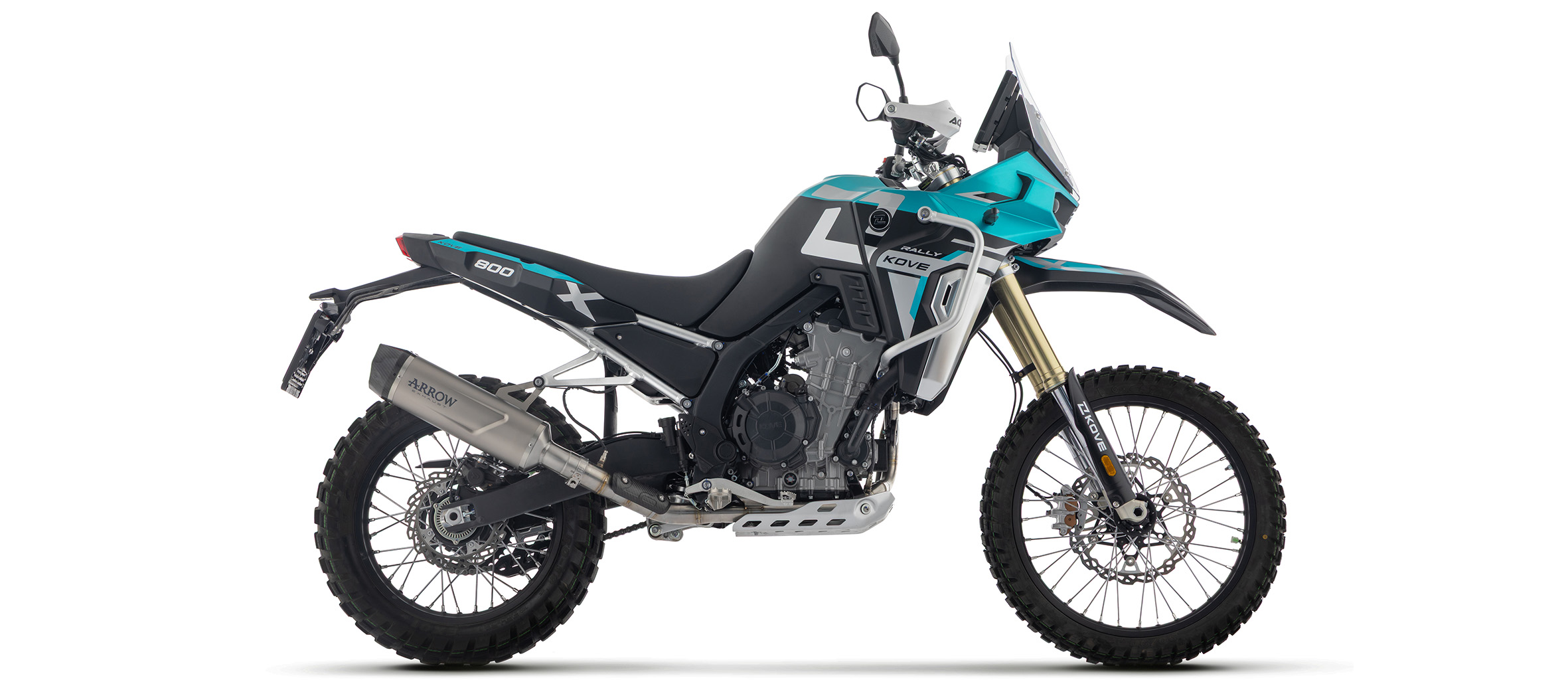 ARROW INDY RACE EVO Titanium Exhaust for KOVE 800X Pro, Rally, Model Year 2025-