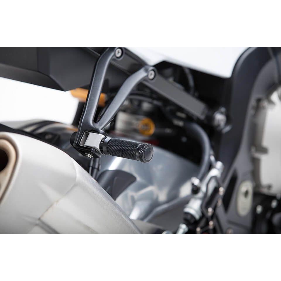 LSL Racing Footpegs, Replacement Footpegs, 72 mm Length, Black