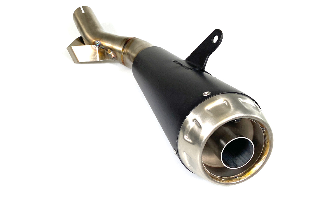 ARROW DARK PRO-RACE Exhaust for Honda CB500X 2019-. Black Stainless Steel
