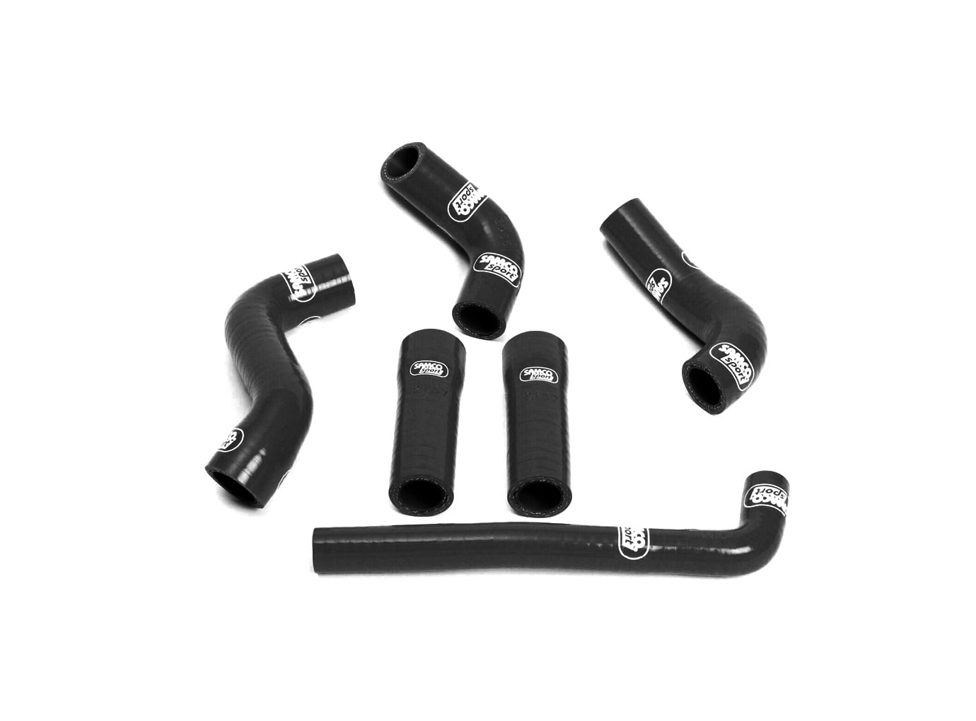 SAMCO SPORT Silicone Hose Kit OEM Design black for KTM 450 EXC 525 EXC Model Year 2004-2007