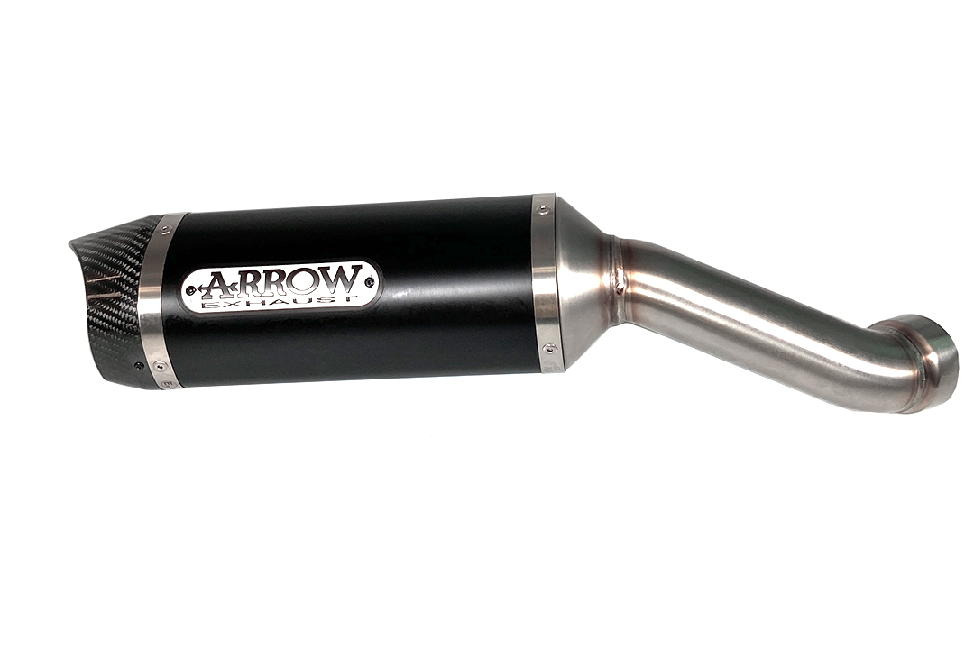 ARROW STREET THUNDER DARK Exhaust for Kawasaki Z900 2020- Aluminium