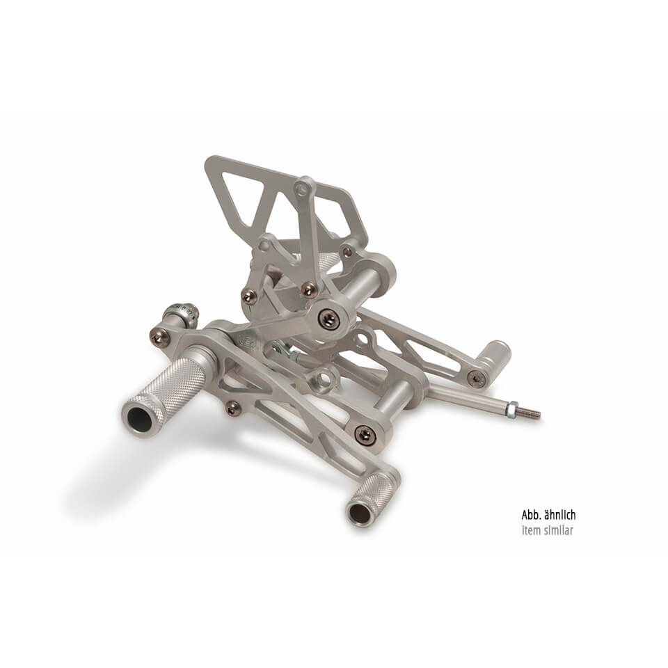 LSL Footpeg System for Yamaha YZF750R/SP, 1993-, silver