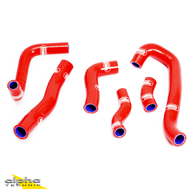 SAMCO SPORT Silicone Hose Kit red for Honda NSR250 Model Year 1990-1999