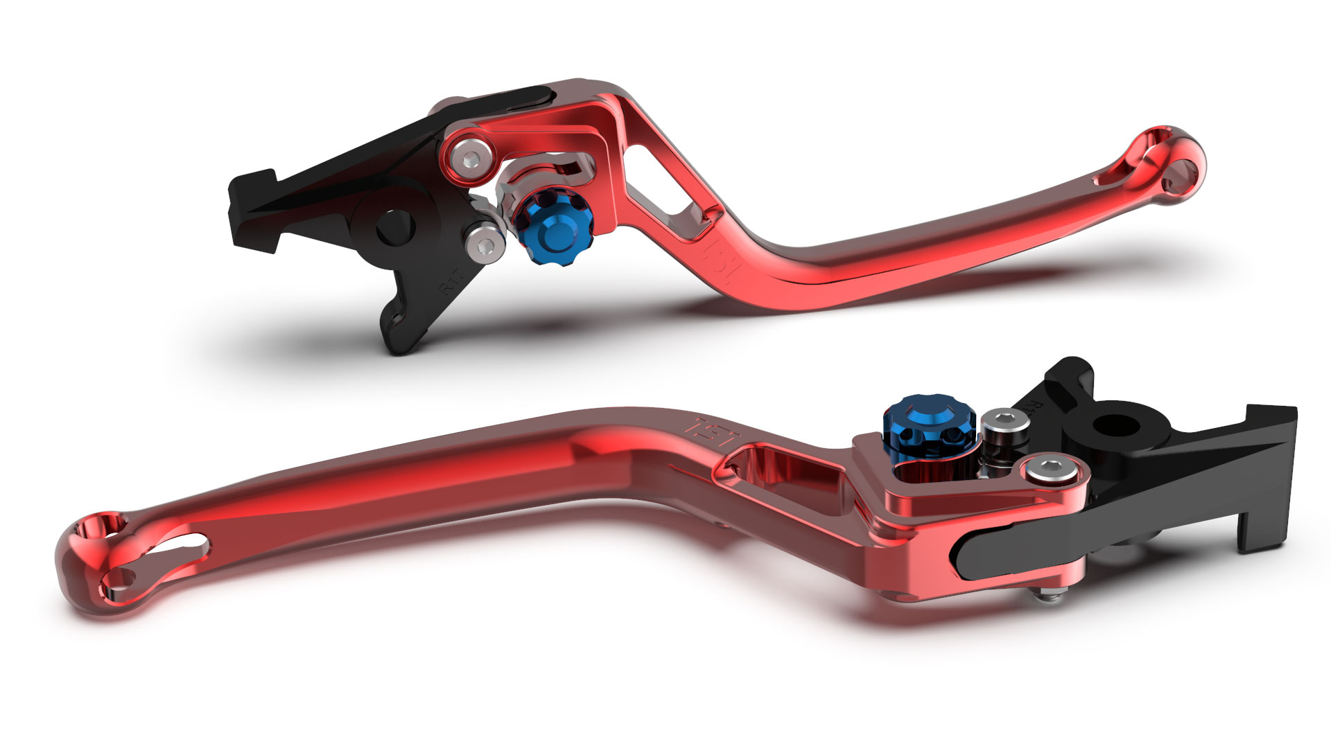 LSL Brake Lever BOW R82, red/blue