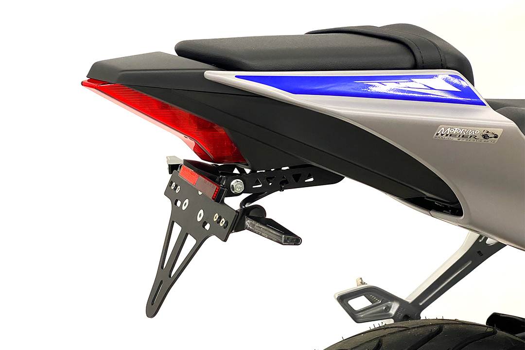 alpha Technik Number Plate Holder for Yamaha YZF-R125 / R125 / YZF125-A, from model year 2021 onwards
