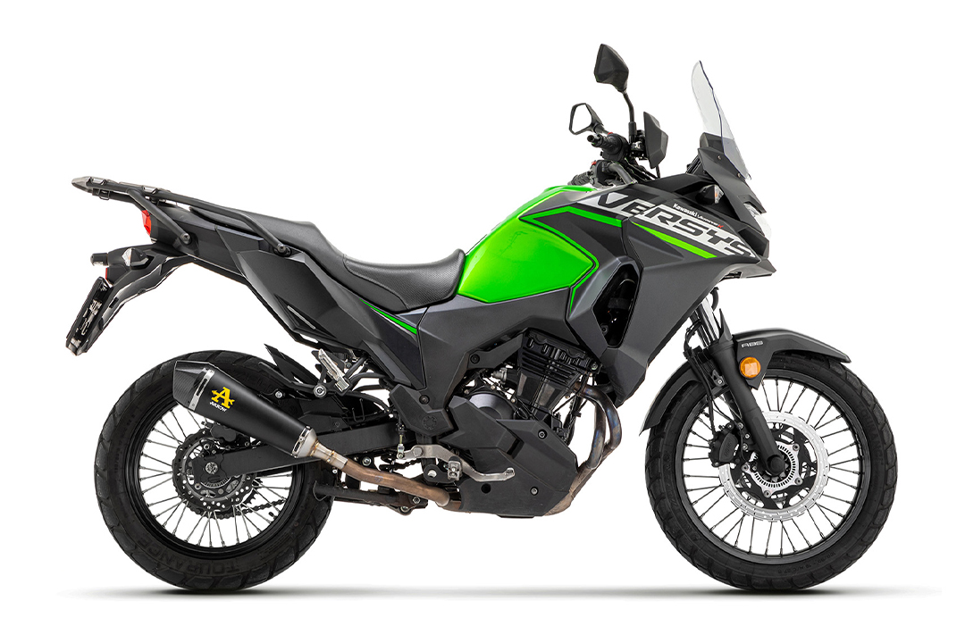 ARROW X-KONE DARK NiChrome Exhaust for Kawasaki Versys-X 300 Model Year 2017-2020
