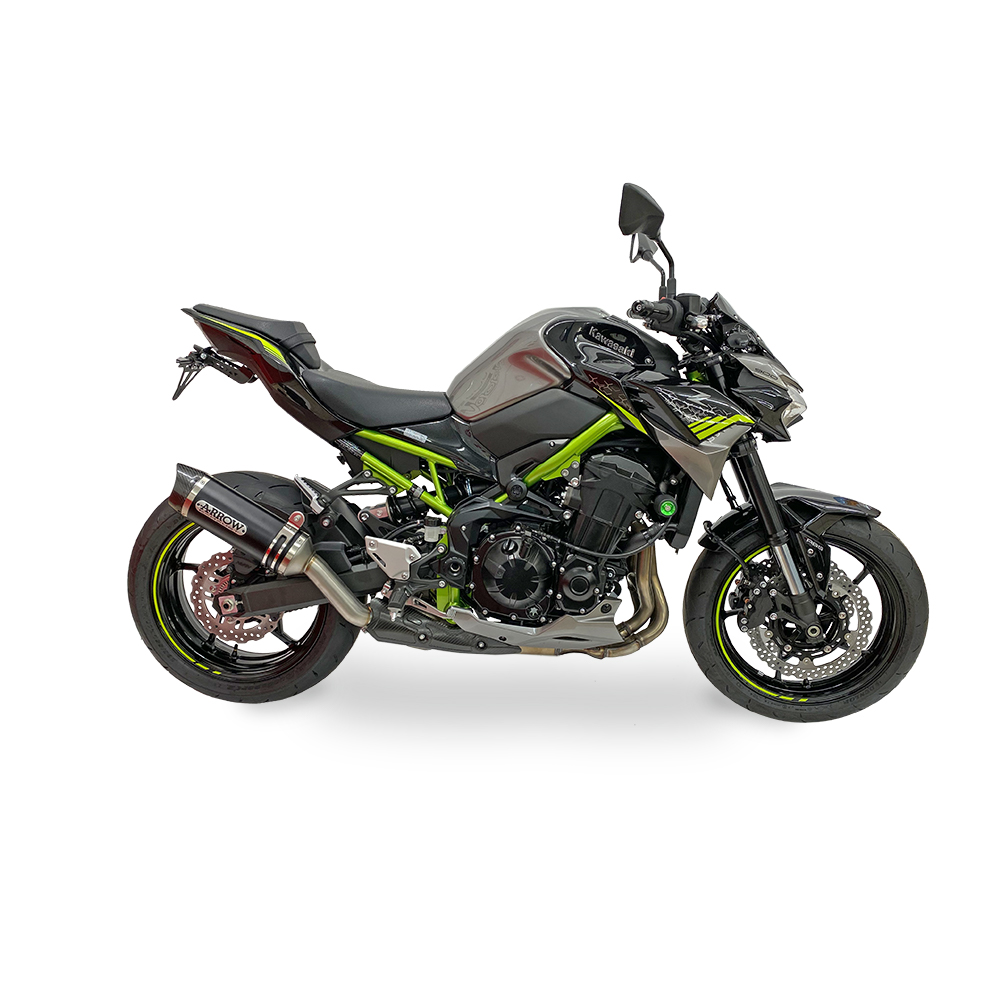 ARROW STREET THUNDER DARK Exhaust for Kawasaki Z900 2020- Aluminium