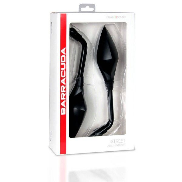 Barracuda Universal Street Mirror, Black