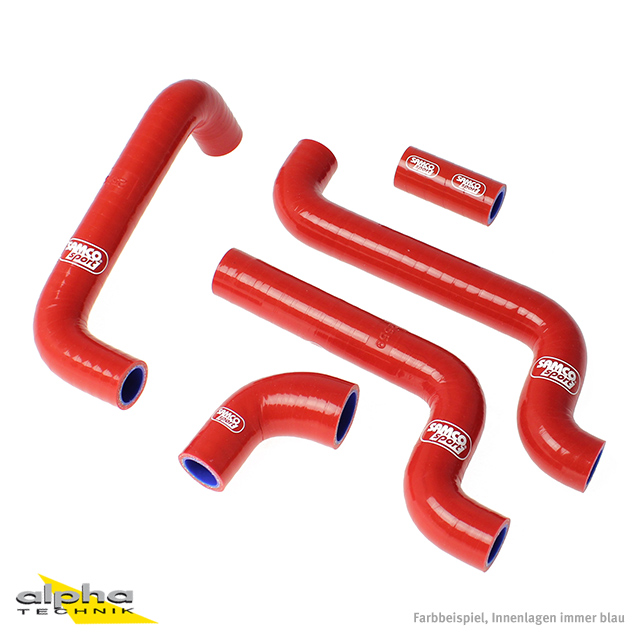 SAMCO SPORT Red Silicone Hose Kit for Aprilia RS125 Model Year 1999-2012
