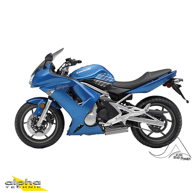 Stompgrip clear, Volcano, for Kawasaki ER6f, ER6n, 2006-2011