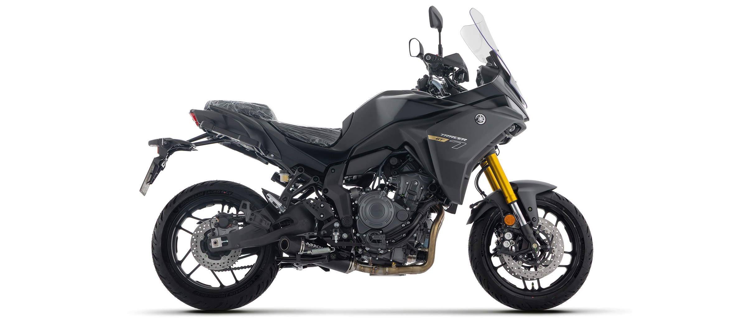 ARROW DARK Icon Racing Full Exhaust System for Yamaha Tracer 700, Tracer 700 GT, 2025-