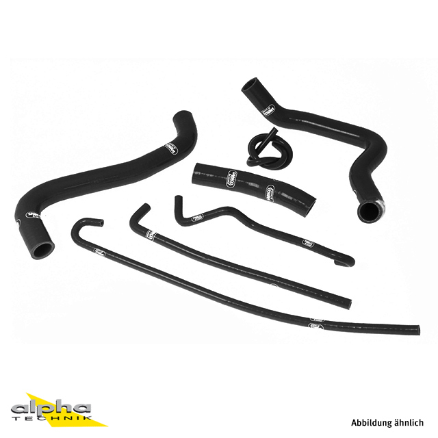 SAMCO SPORT Silicone Hose Kit, Black for Suzuki GSXR1000 Model Year 2005-2006