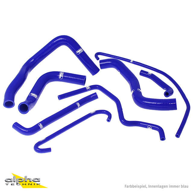 SAMCO SPORT Silicone Hose Kit Blue for Suzuki GSXR600 GSXR750 Model Year 2006-2010