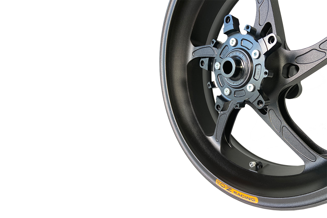 OZ Piega 17" Forged Aluminium Wheels Conversion Kit for Yamaha Tenere 700 from 2019 onwards matt black