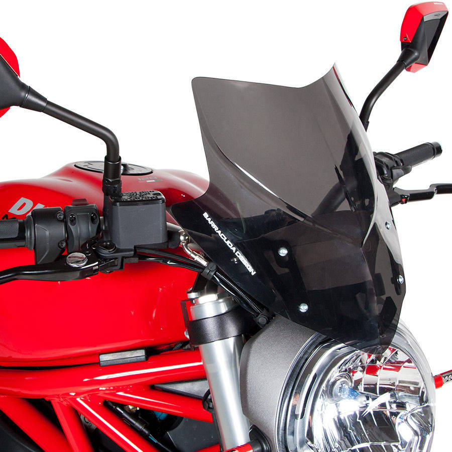 Barracuda Aerosport Plexiglas Windscreen for Ducati Monster 1200 (2014 - 2017) / Ducati Monster 797 (2019 -) / Ducati Monster 821 (2014 - 2017 and 2018)