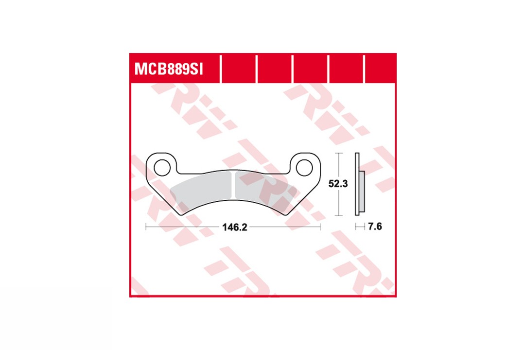 TRW brake padsatz Sintered Off-road MCB889SI