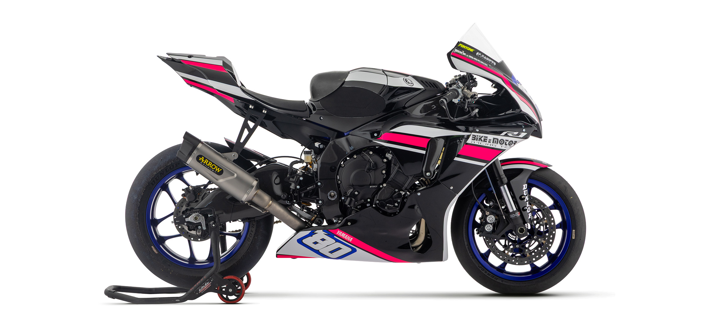 ARROW COMPETITION Full System with Indy Race Evo Silencer for Yamaha YZF-R1 Model Year 2025-