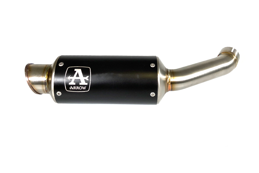 ARROW Exhaust DARK GP2 Stainless Steel for Husqvarna Svartpilen 401 / Vitpilen 401