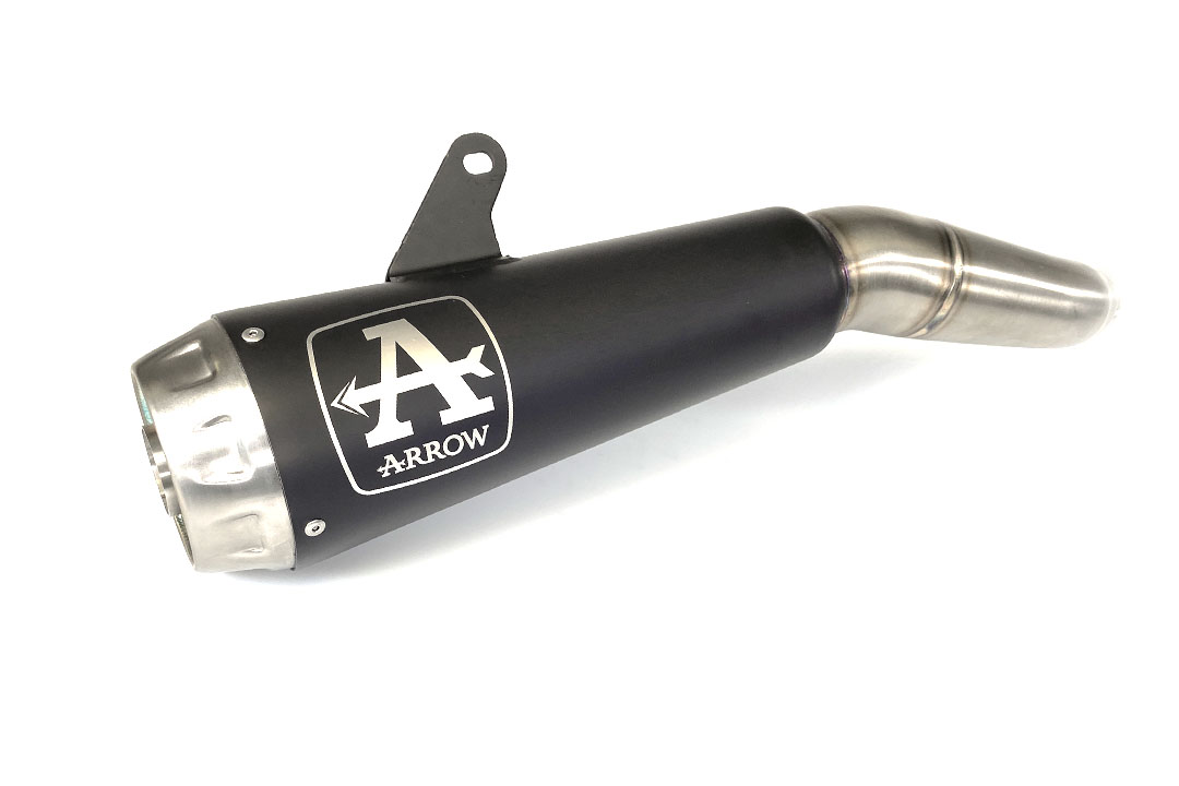 ARROW DARK PRO-RACE Exhaust for Suzuki GSX-S750 2017-, Black Stainless Steel